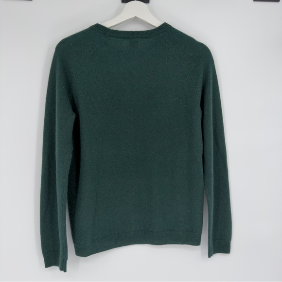 Magaschoni Green 100% Cashmere Cheers Sweater Small Womens - Picture 5 of 5